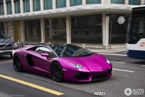 2012 Lamborghini Aventador with 20x9.5 ADV10 Track Spec's wheels