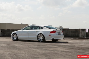 2013 Audi A7 with 20x10.5 Vossen CV7 wheels