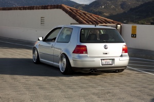 2003 Volkswagen Golf with 17x8 wheels