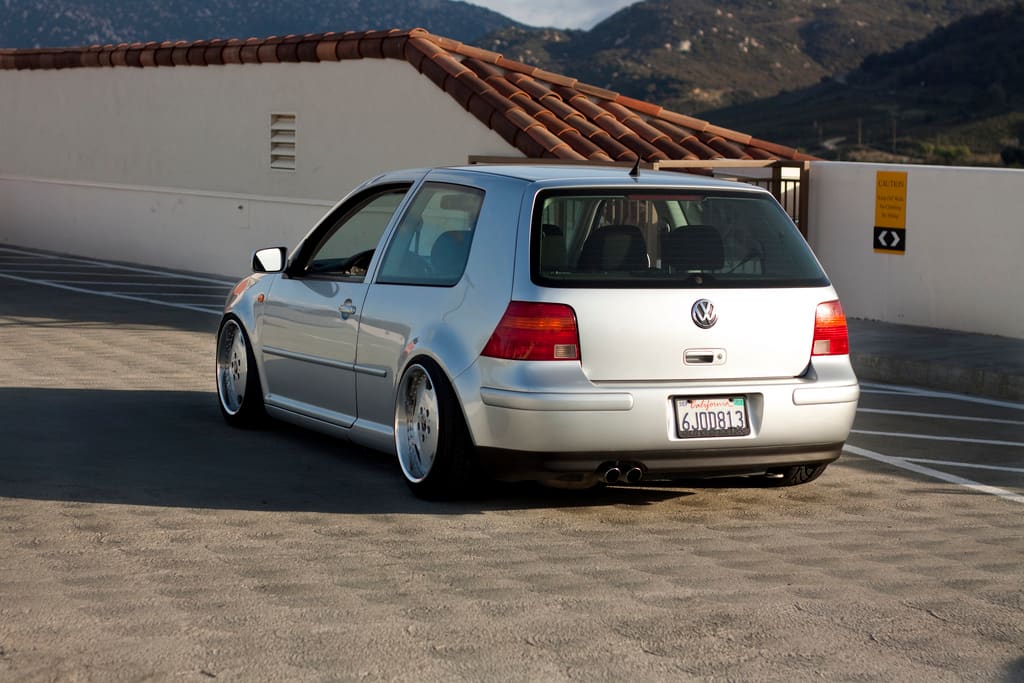 2003 Volkswagen Golf with 17x8 wheels