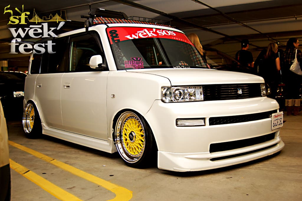 2004 Scion xB with 17x9.5 BBS RS wheels