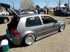2005 Volkswagen Golf with 17x9 wheels