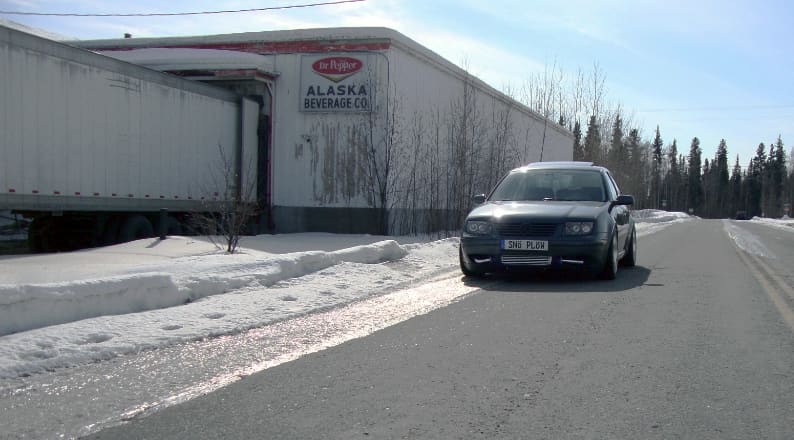 2005 Volkswagen Jetta with 17x7.5 Audi Fat Fives wheels