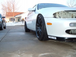 1995 Nissan S14 with 18x9.5 Work Wheels Emotion CRKai wheels