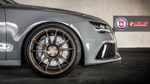 2014 Audi RS 7 with 21x10.5 HRE P44SC wheels