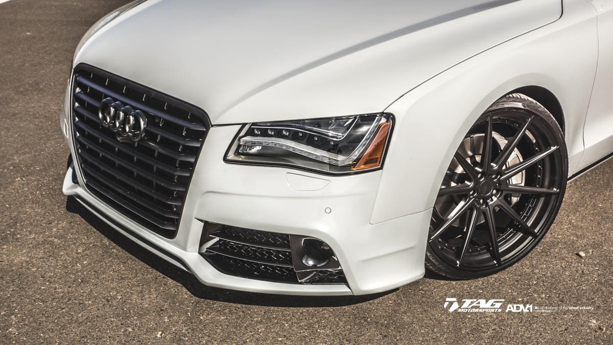 2013 Audi A8 with ADV10 MV2 SL wheels