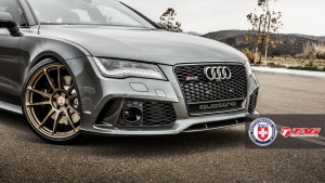 2014 Audi RS 7 with 21x10.5 HRE P44SC wheels