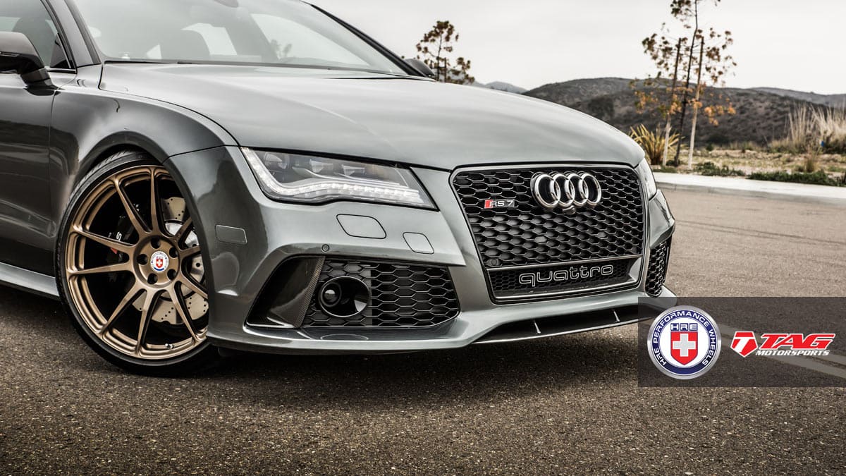 2014 Audi RS 7 with 21x10.5 HRE P44SC wheels