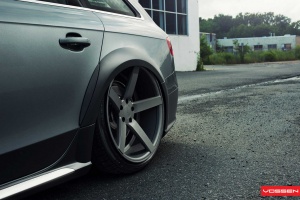 2013 Audi allroad with 20x10.5 Vossen CV3 wheels