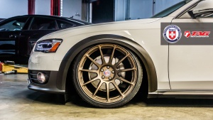 2014 Audi allroad with 20x10.5 HRE P43SC wheels