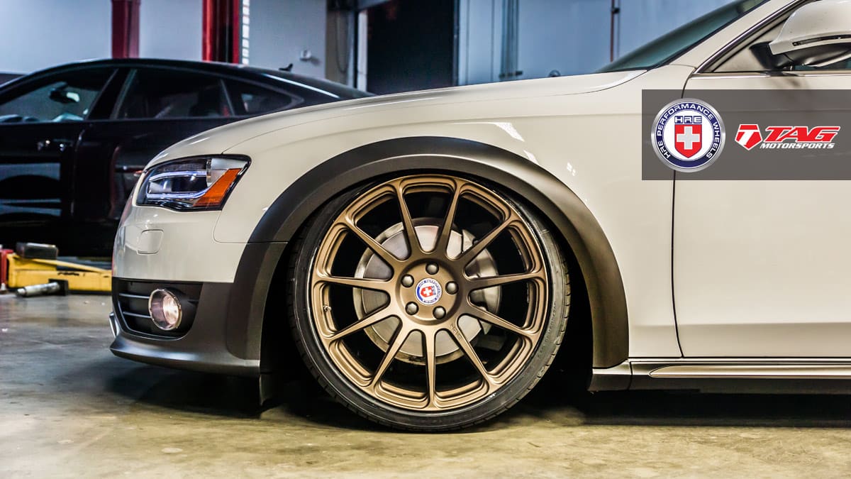 2014 Audi allroad with 20x10.5 HRE P43SC wheels
