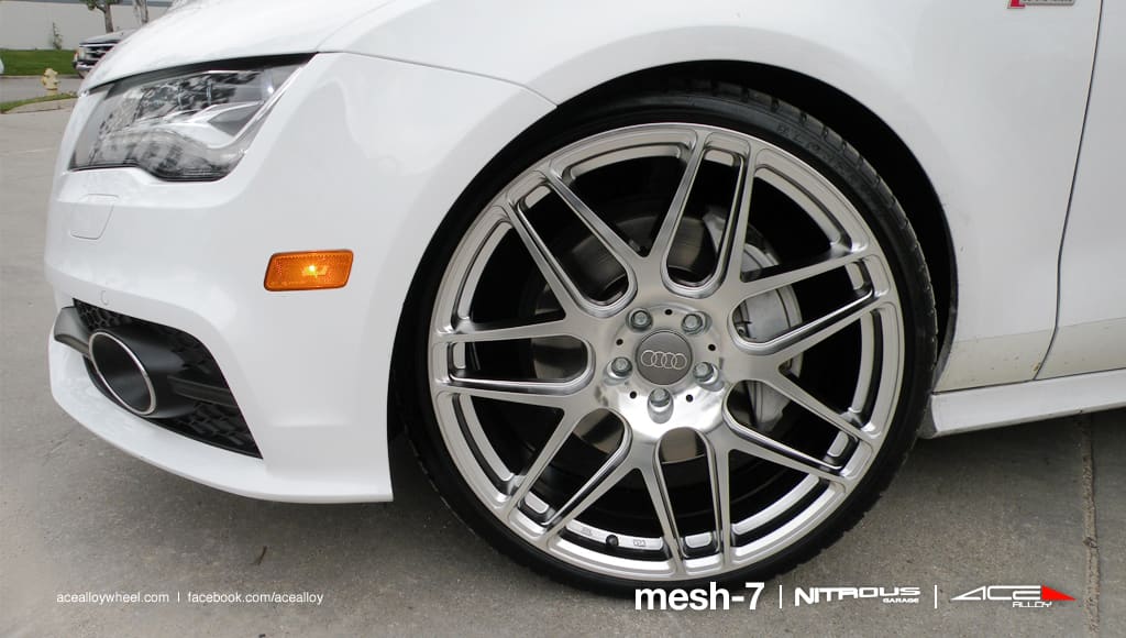 2012 Audi A7 with 22x9 ACE Mesh-7 wheels