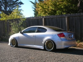 2010 Scion tC with 18x10 Work VS-XX (XG) wheels