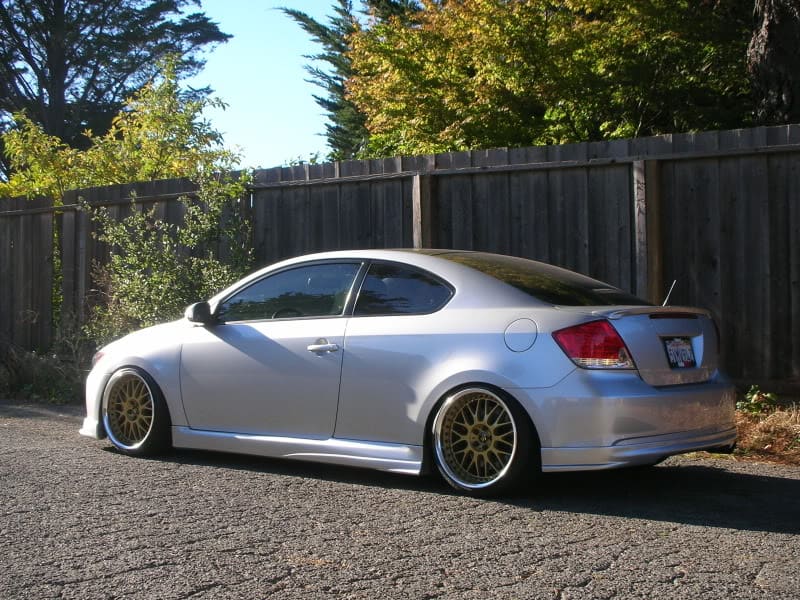 2010 Scion tC with 18x10 Work VS-XX (XG) wheels
