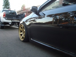 2010 Scion tC with 18x10 wheels
