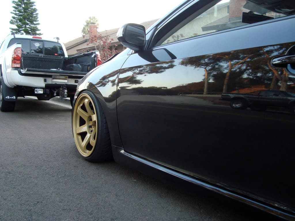 2010 Scion tC with 18x10 wheels