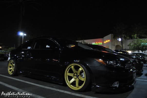 2011 Scion tC with 18x10 wheels