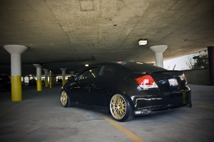 2010 Scion tC with 18x10 Work Vs-xx wheels