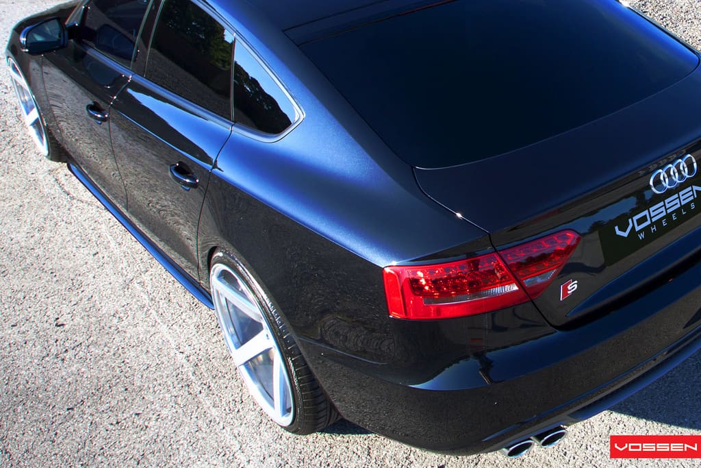 2012 Audi A5 with 20x10.5 Vossen CV3 wheels