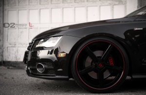 2012 Audi A7 with 22x9.5 D2FORGED CV2 wheels