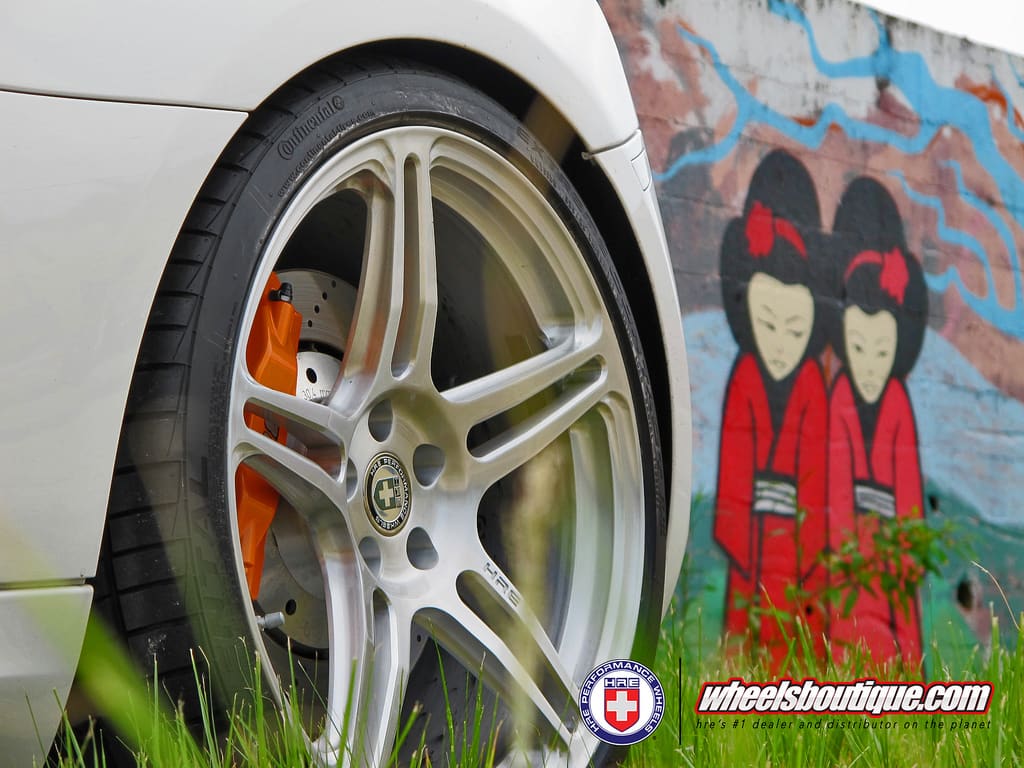 2011 Audi R8 with 20x9 HRE P47SC wheels