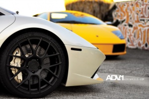 2009 Lamborghini Murcielago with 19x8.5 ADV.1 7.1 Mini wheels