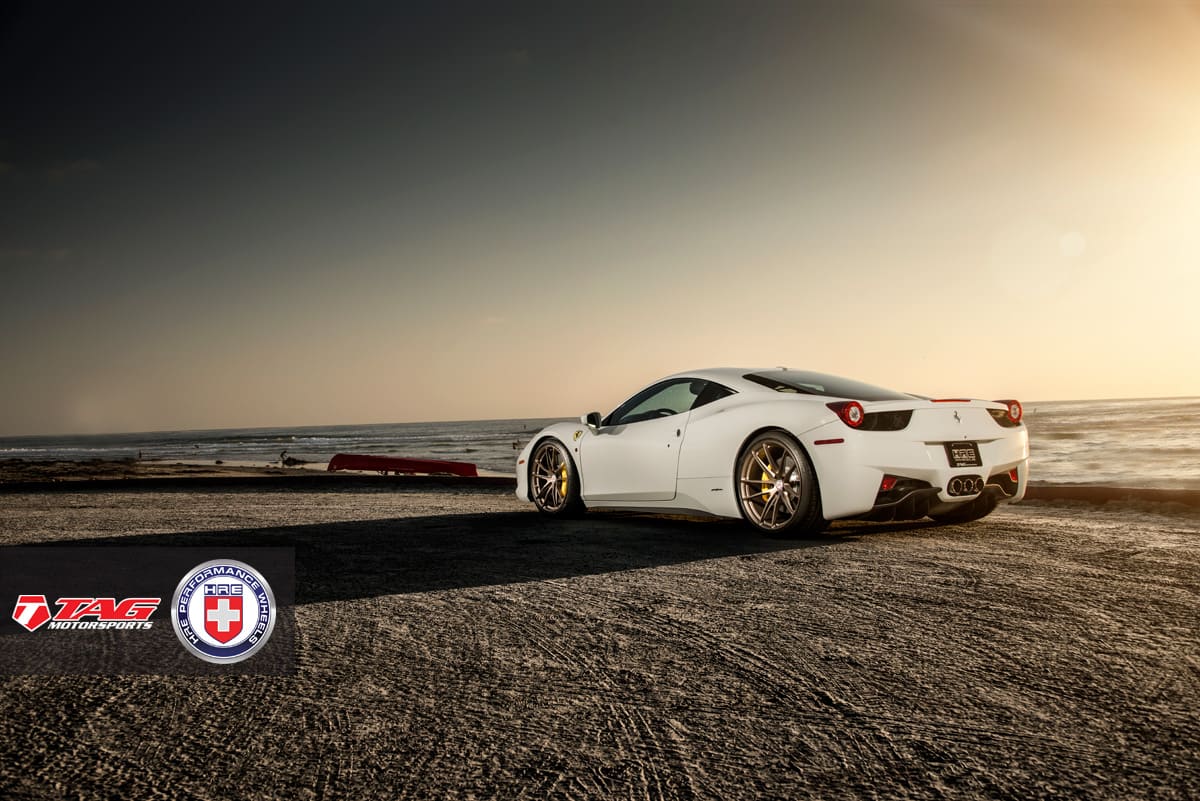 2013 Ferrari 458 Italia with HRE P104 wheels