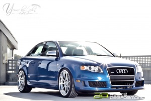 2008 Audi S4 with 19x8.5 ADV.1 10 Track Spec Contoured wheels