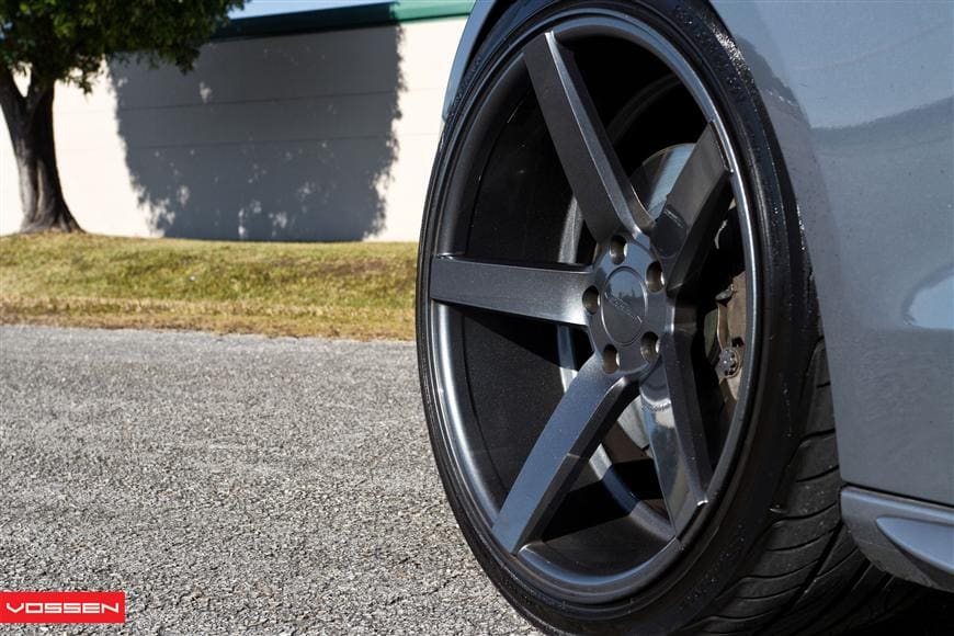 2012 Audi S5 with 20x10.5 Vossen CV3 wheels