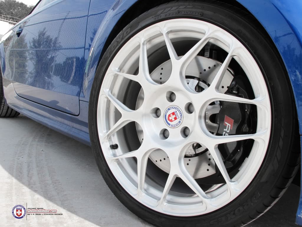 2012 Audi TT RS with 19x9 HRE P40S wheels