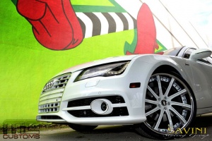 2012 Audi A7 with 22x9 Savini SV-37 wheels
