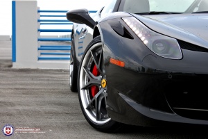2013 Ferrari 458 Italia with 20x9 HRE S101 wheels