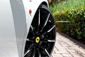 2014 Ferrari 458 Spider with 21x9.5 ADV.1 10 MV.2 wheels