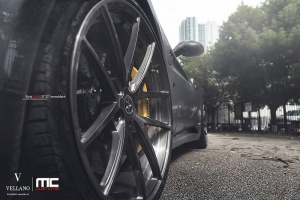 2013 Ferrari California with 21x9 Vellano VM17 wheels