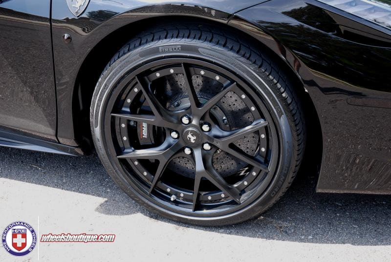 2012 Ferrari 458 Italia with 20x9 HRE S101 wheels