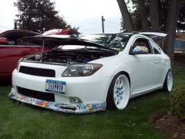 2008 Scion tC with 18x10 Work Emotion XD-9 wheels