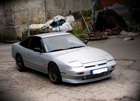 1990 Nissan S13 with 17x9 ROTA TORQUE DRIFT wheels