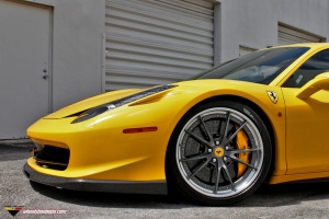 2013 Ferrari 458 Italia with HRE S104 wheels