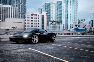 2012 Ferrari 458 Italia with 21x9 ADV.1 5 Track Spec SL Series wheels