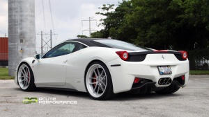2012 Ferrari 458 Italia with 21x9 Cor Encor wheels