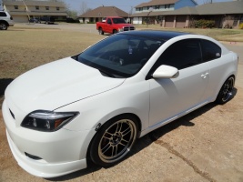 2009 Scion tC with 18x9.5 wheels