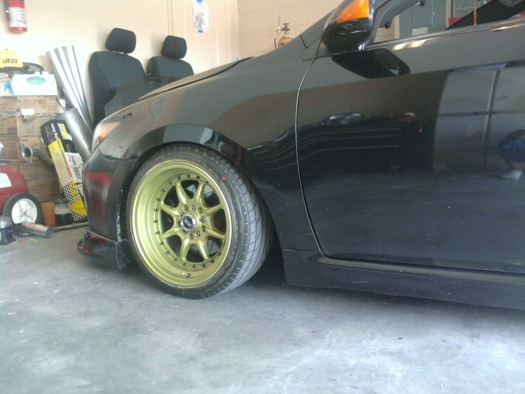 2009 Scion tC with 16x8 XXR wheels