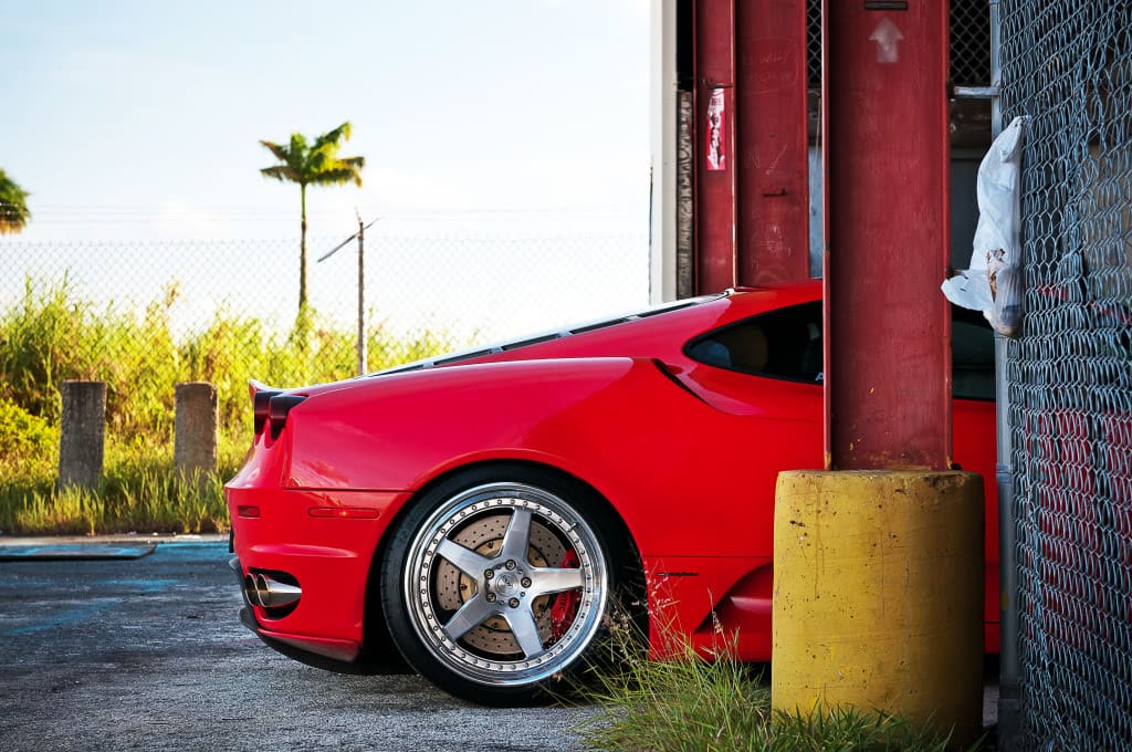 2008 Ferrari F430 with 20x9 ADV.1 Track Function wheels
