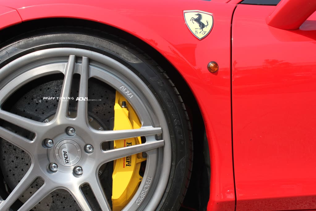 2012 Ferrari 458 Italia with 20x9 ADV.1 05 Track Spec wheels