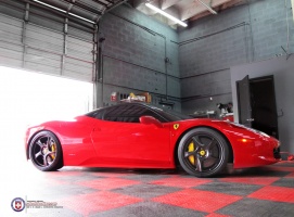 2011 Ferrari 458 Italia with 20x9 HRE 792RS wheels