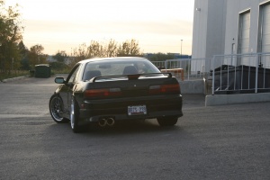 1993 Nissan S13 with 18x8 Work VS-XX wheels