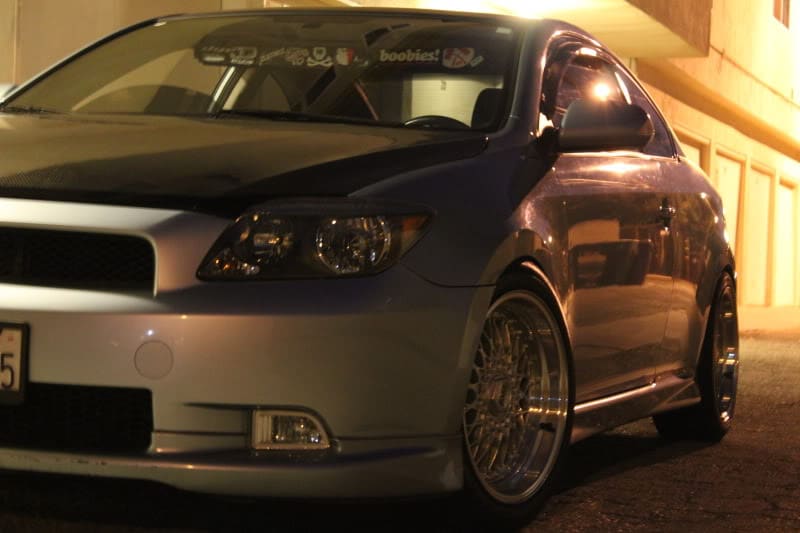 2008 Scion tC with 17x8.5 wheels