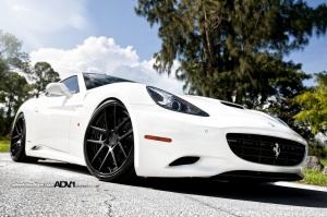 2010 Ferrari California with 21x9.5 ADV.1 5.0 Track Spec wheels