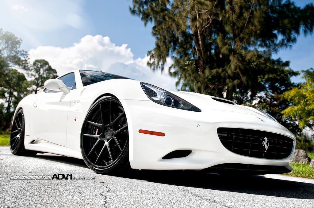 2010 Ferrari California with 21x9.5 ADV.1 5.0 Track Spec wheels