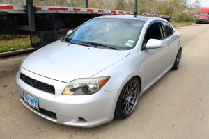 2010 Scion tC with 17x9 Rota Torgues wheels